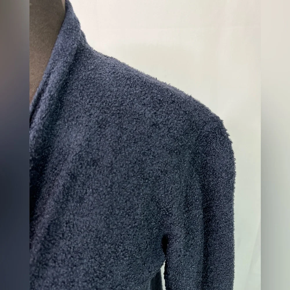 Barefoot Dreams Bamboo Chic Lite Cardigan - S/M - navy blue open cozy waterfall - Picture 8 of 8